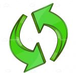 Green Recycling Icon